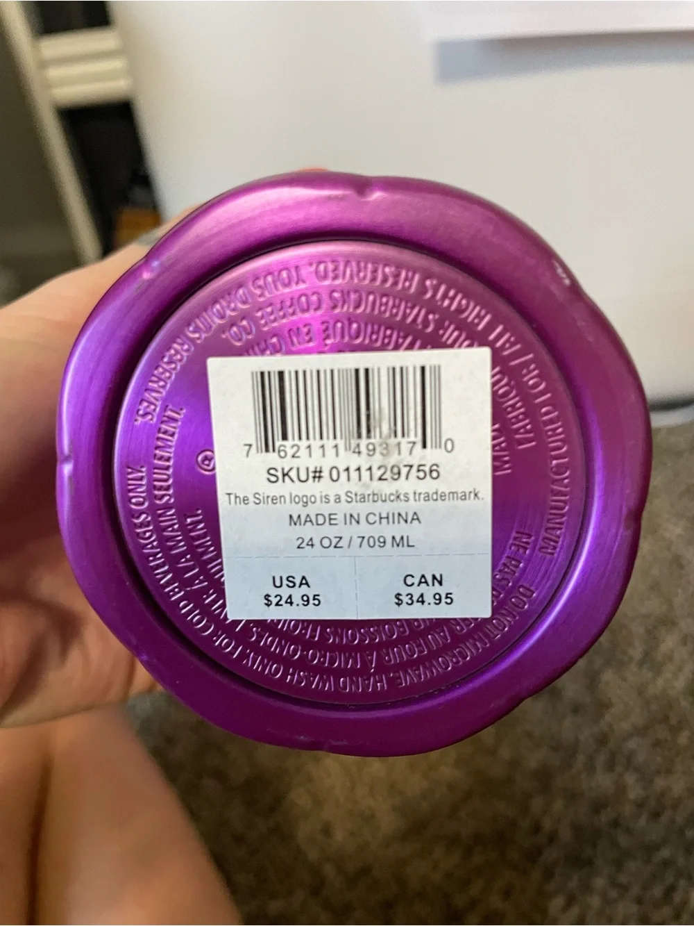 Starbucks Spring 2022 Fuchsia Tumbler